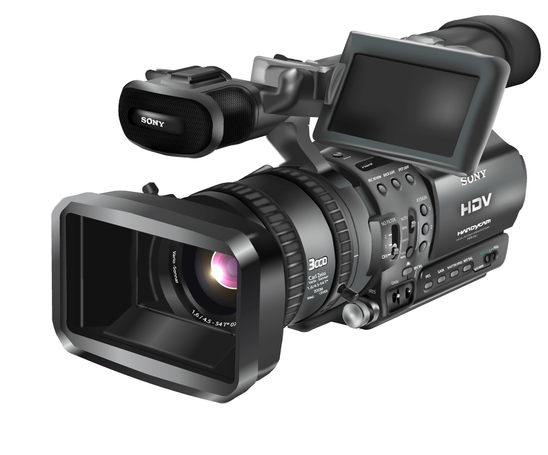 Professional Sony HDV Camcorder Free PNG
