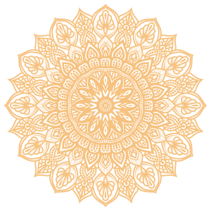 Gold Mandala Ornament PNG