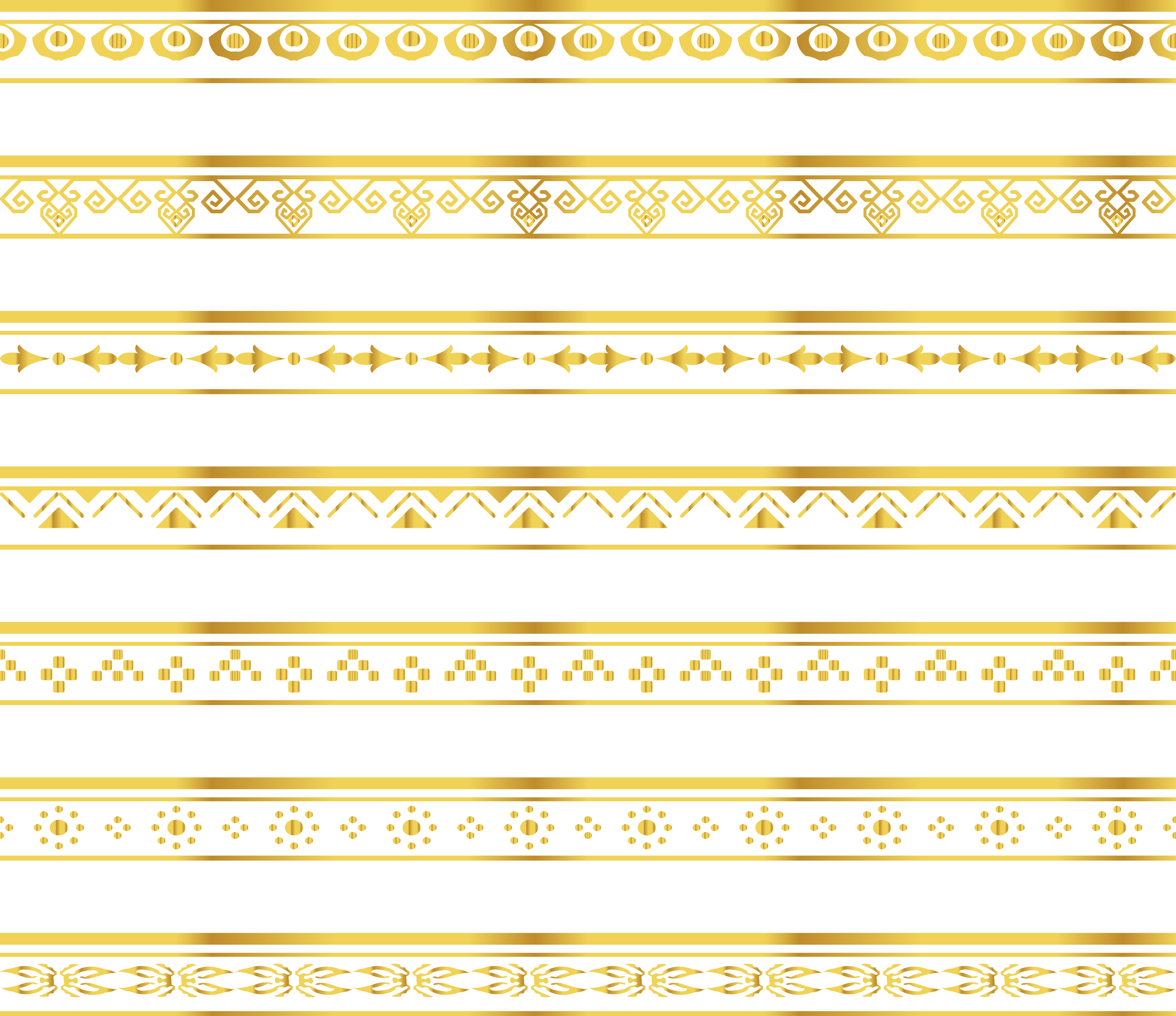 Golden Ethnic Border Lines