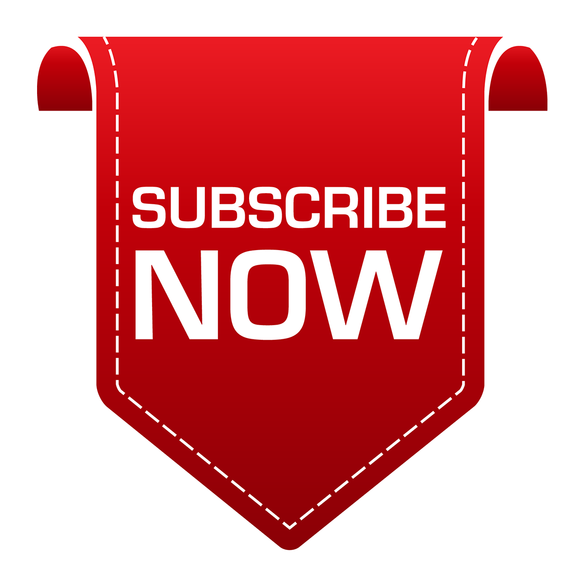 Subscribe Now Red Ribbon Tag