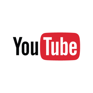YouTube Text Logo Black Free PNG