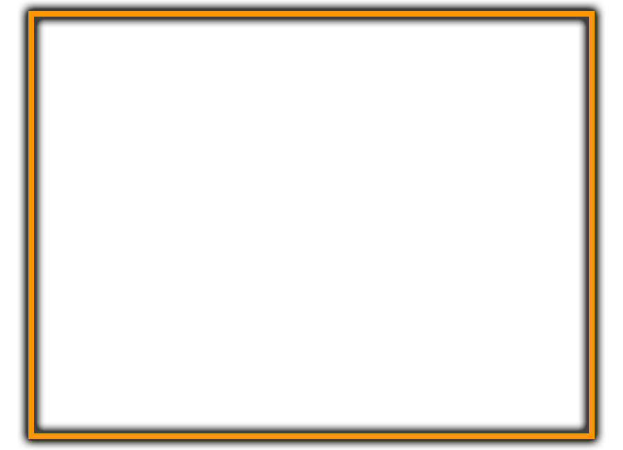 Orange and Grey Rectangular Frame Free PNG