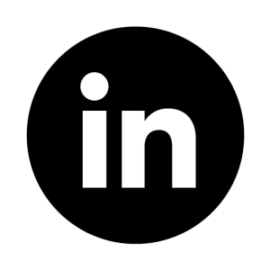 LinkedIn Black Circle Icon Free PNG