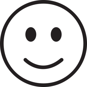 Smiley Face Outline Icon PNG Image