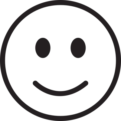 Smiley Face Outline Icon PNG Image