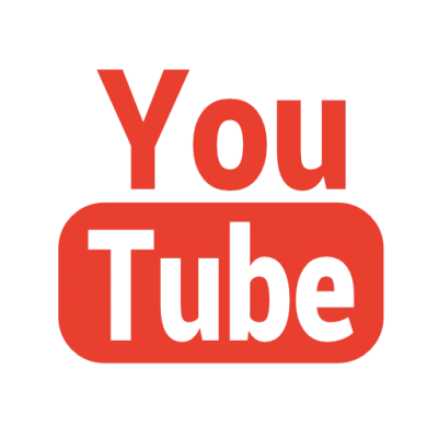 YouTube Text Logo Red Free PNG