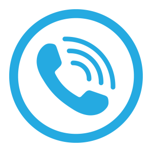 Blue Phone Circle Icon Free PNG