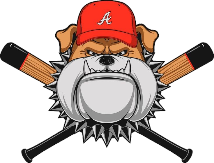 Atlanta Braves Bulldog Mascot Clipart