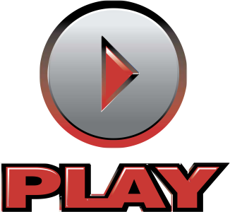 Red Play Button Clipart Free PNG
