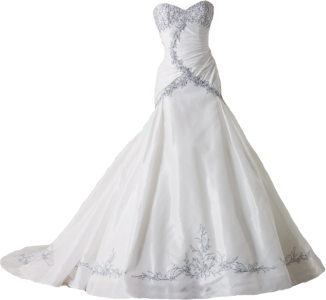 White Wedding Dress Free PNG