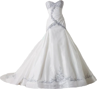 White Wedding Dress Free PNG