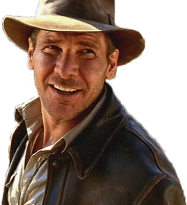 Indiana Jones Smiling Free PNG