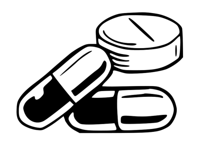 Medicine Pills Drawing PNG Image