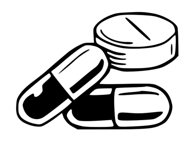 Medicine Pills Drawing PNG Image
