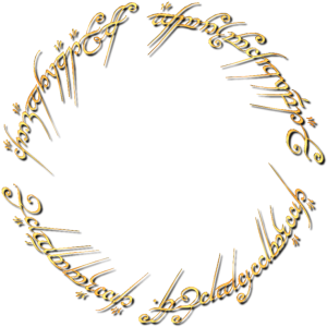Elvish Ring Text Free PNG