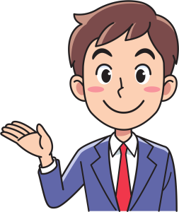 Businessman Presenting Cartoon PNG Image