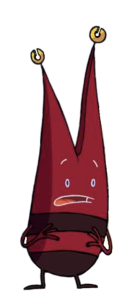 Red Bug Alien Cartoon Free PNG