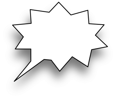 Starburst Comic Book Speech Bubble Free PNG