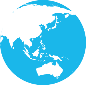 Light Blue Vector Earth Globe Map Free PNG