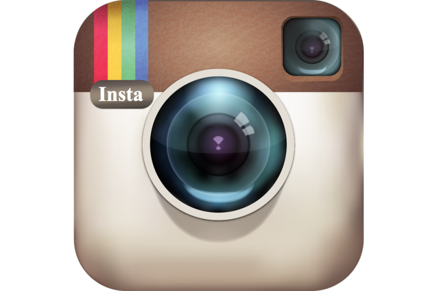 Vintage Instagram Camera App Logo Clipart