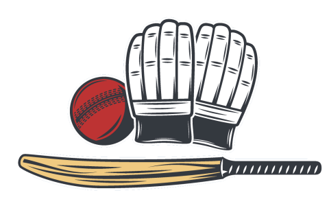 Vector Cricket Bat Ball and Gloves Free PNG