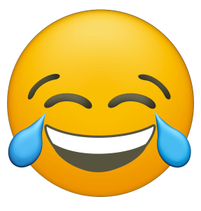 Tears of Joy Laughing Emoji Clipart