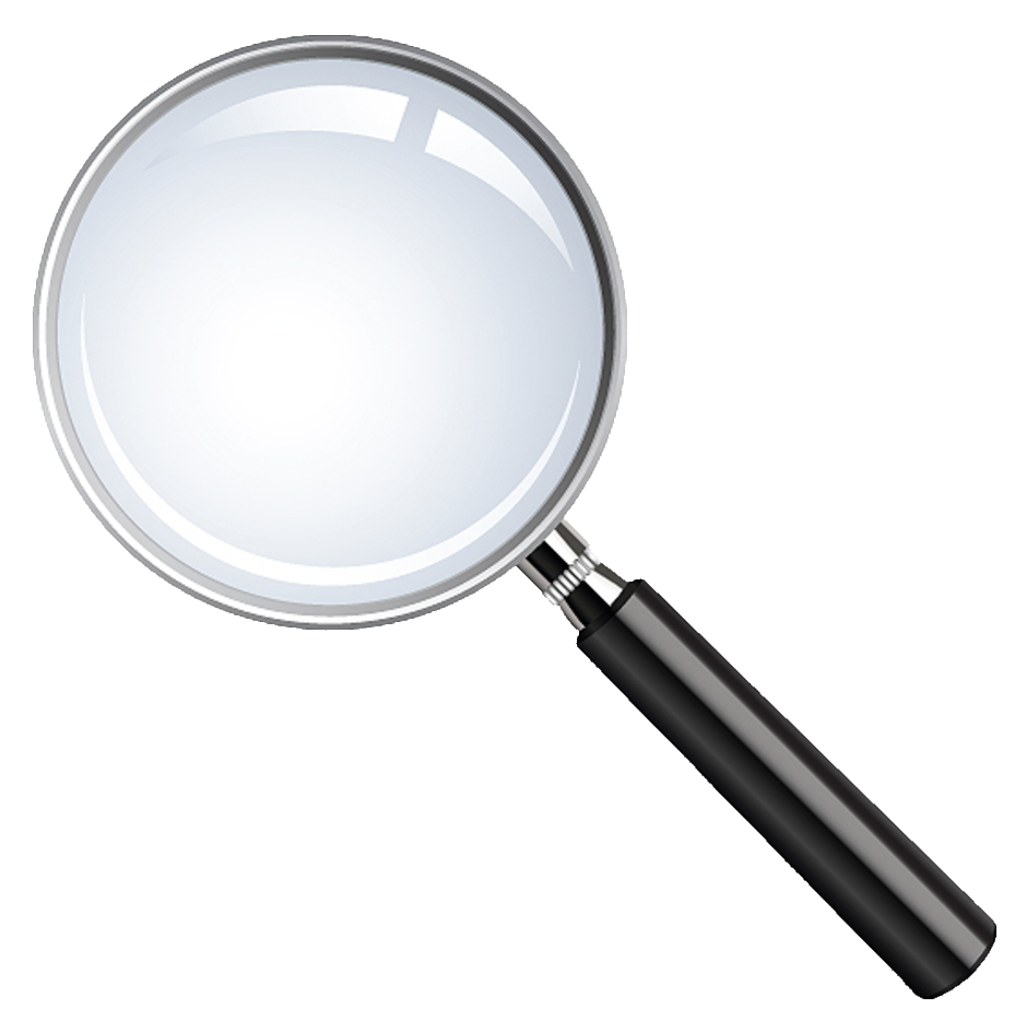 Realistic Magnifying Glass Clipart