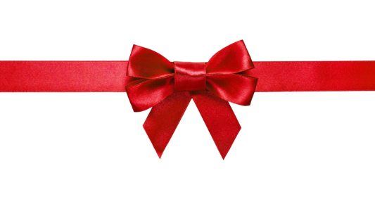Red Ribbon With Decorative Bow Free PNG