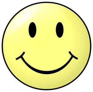 Classic Yellow Smiley Face Emoji PNG Image