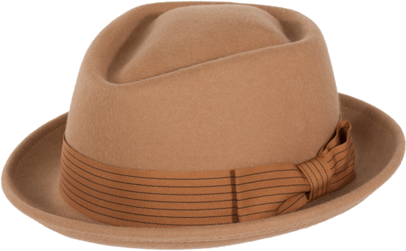 Brown Vintage Fedora Hat Clipart