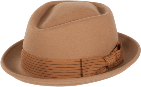 Brown Vintage Fedora Hat Clipart