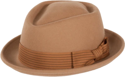Brown Vintage Fedora Hat Clipart