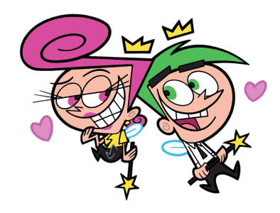 Cosmo And Wanda Fairly OddParents Clipart