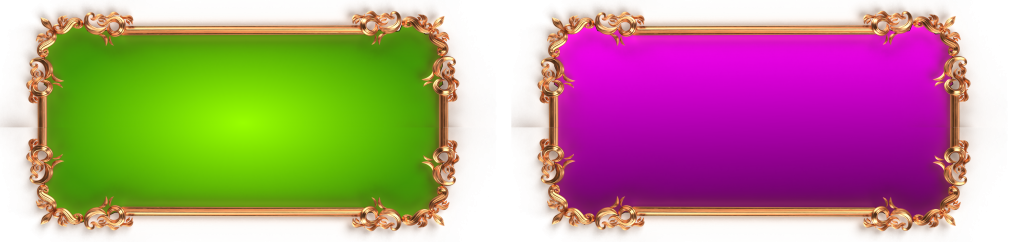 Ornate Golden Rectangular Frame Clipart