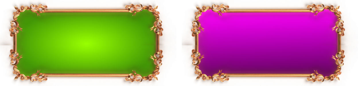 Ornate Golden Rectangular Frame Clipart