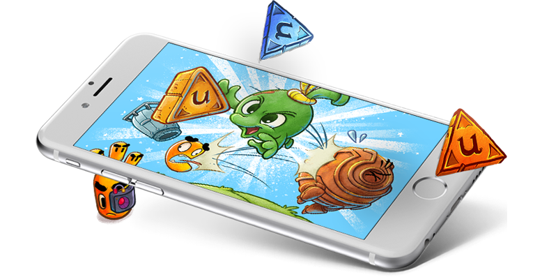 Smartphone Mobile Game Cartoon Clipart