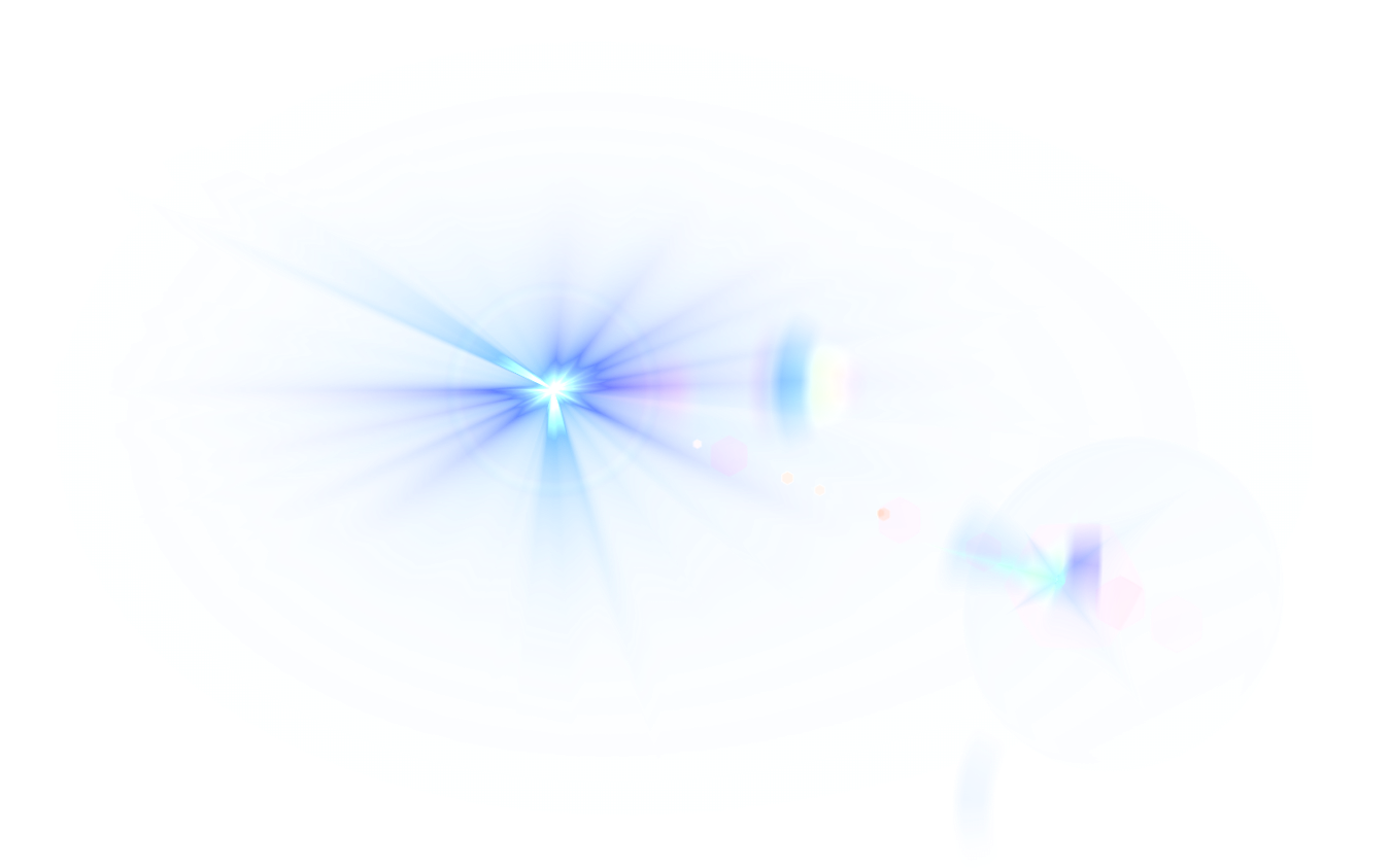 Blue Optical Lens Flare Light Clipart