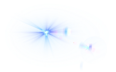 Blue Optical Lens Flare Light Clipart