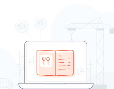 Laptop Online Menu Graphic PNG Image