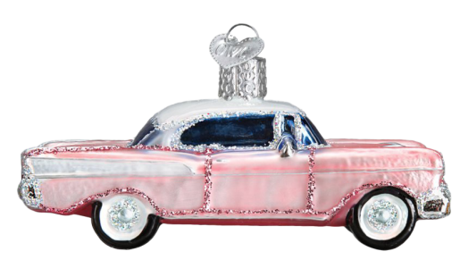 Pink Car Christmas Ornament Free PNG