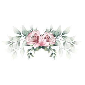 Pink Floral Watercolor PNG Image