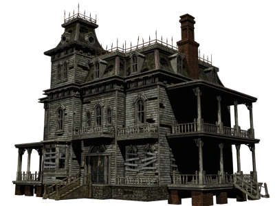 Haunted House Clipart PNG Image
