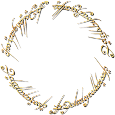 Elvish Ring Text Free PNG