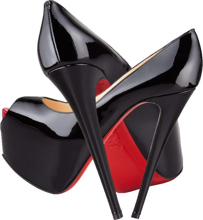Black Stiletto High Heels Free PNG