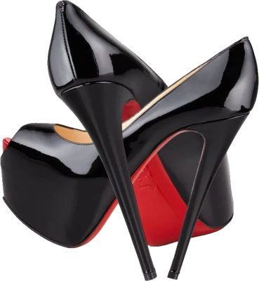 Black Stiletto High Heels Free PNG