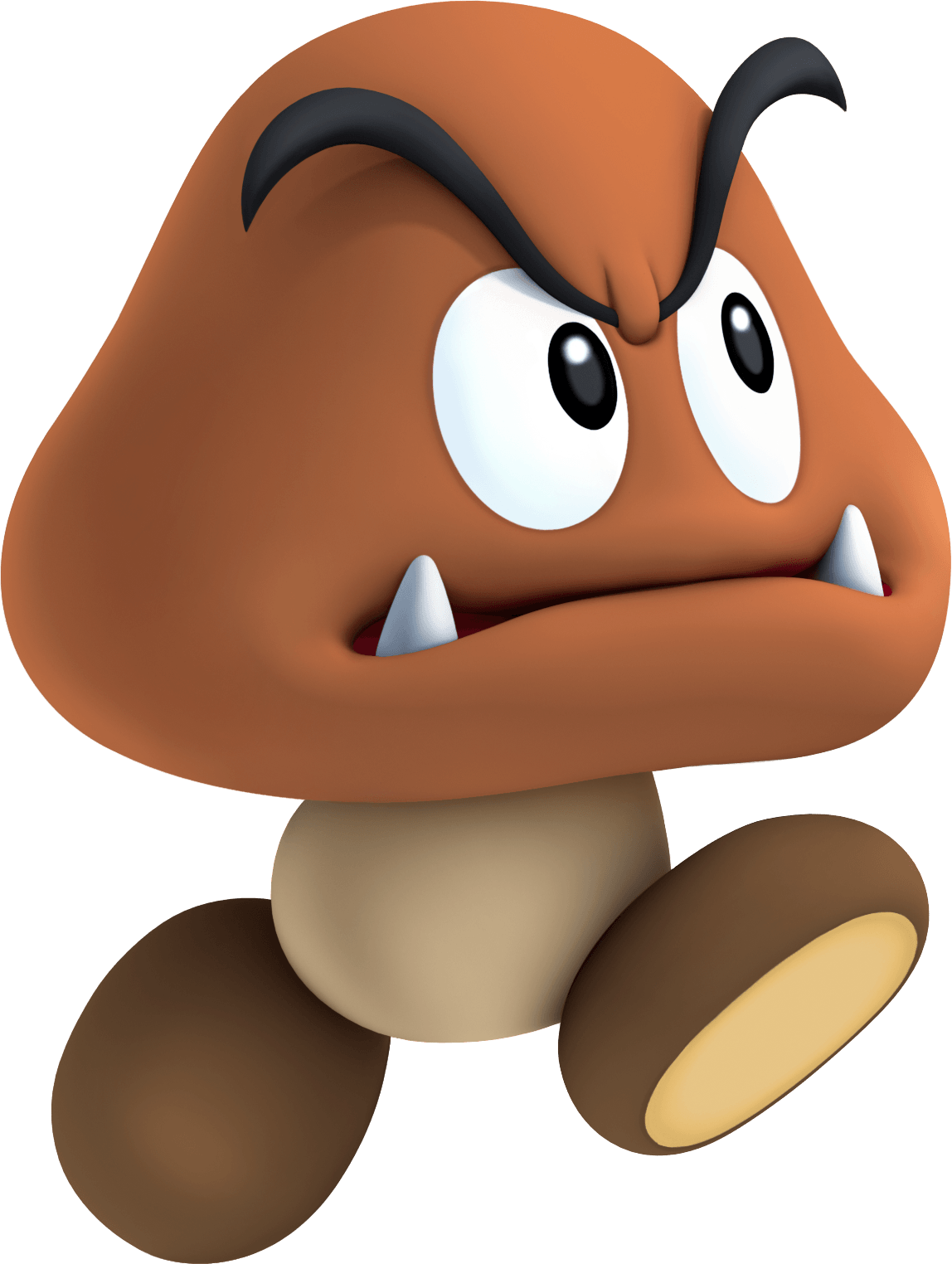 Super Mario Goomba Character Clipart