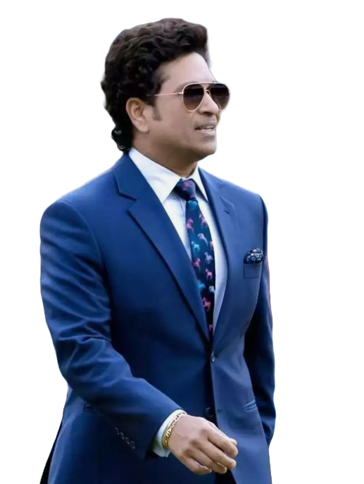 Sachin Tendulkar Blue Suit Clipart