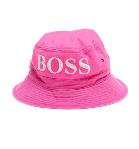 Pink BOSS Bucket Hat Clipart