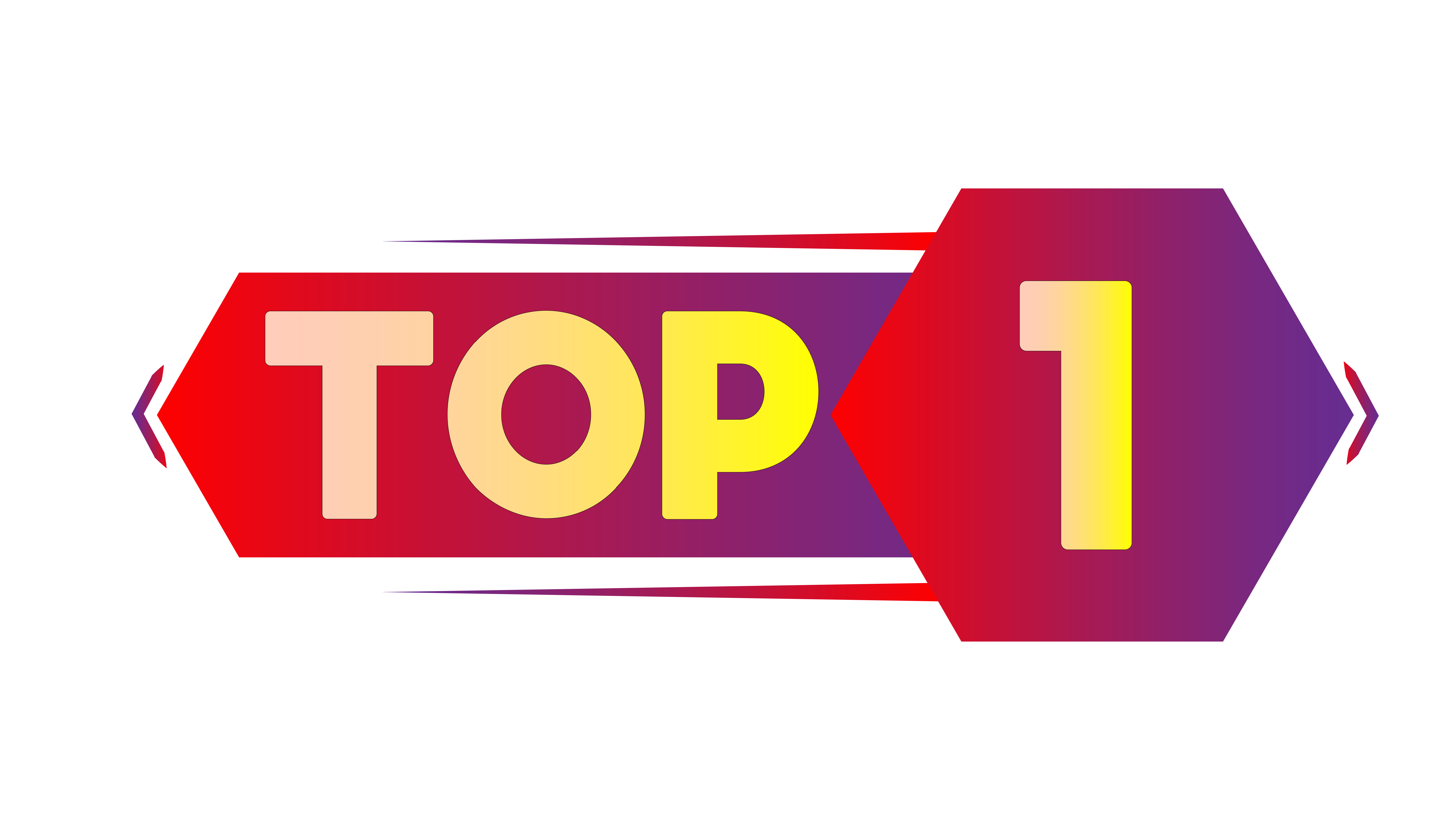 Top 1 Banner Graphic Clipart