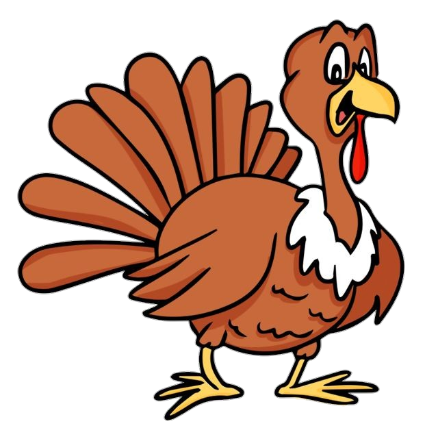 Cartoon Turkey Character Clipart